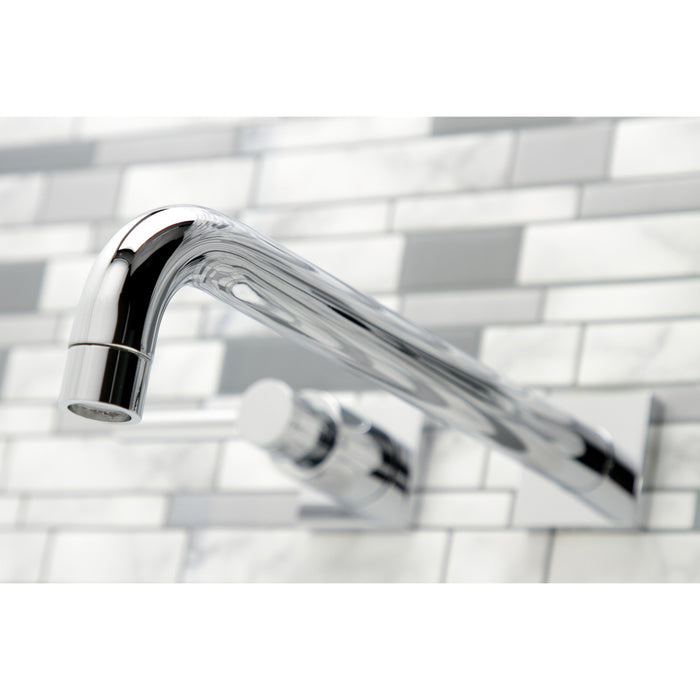 Kingston Sona KS6051DL - Concord Two-Handle 3-Hole Wall Mount Tub Faucet, Polished Chrome