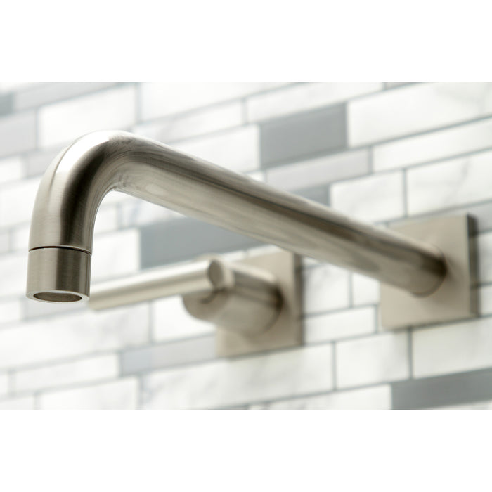 Kingston Sona KS6058CML - Manhattan Two-Handle 3-Hole Wall Mount Tub Faucet, Brushed Nickel