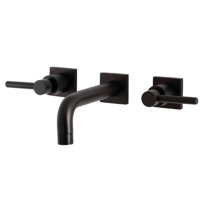 Kingston Sona KS6125DL - Concord Double-Handle 3-Hole Wall Mount Bathroom Faucet, Oil Rubbed Bronze