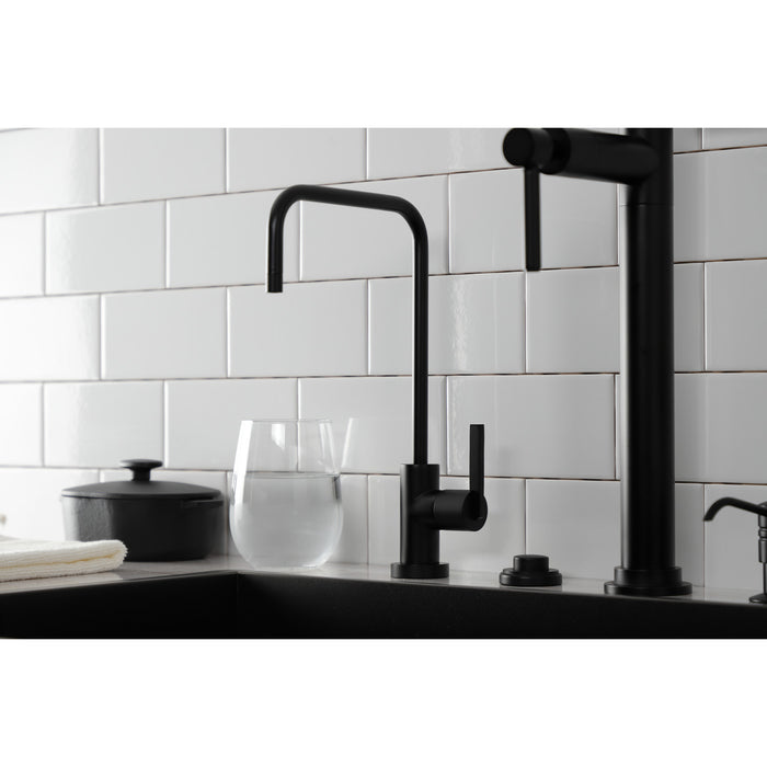 Continental KS6190CTL Single-Handle 1-Hole Deck Mount Water Filtration Faucet, Matte Black