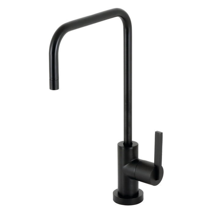 Kingston Sona KS6190CTL - Continental Single-Handle 1-Hole Deck Mount Water Filtration Faucet, Matte Black
