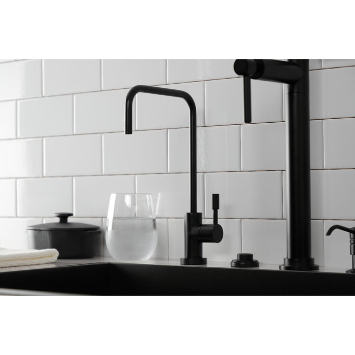 Concord KS6190DL Single-Handle 1-Hole Deck Mount Water Filtration Faucet, Matte Black