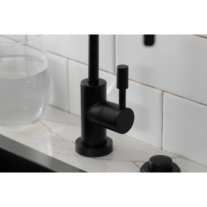 Concord KS6190DL Single-Handle 1-Hole Deck Mount Water Filtration Faucet, Matte Black