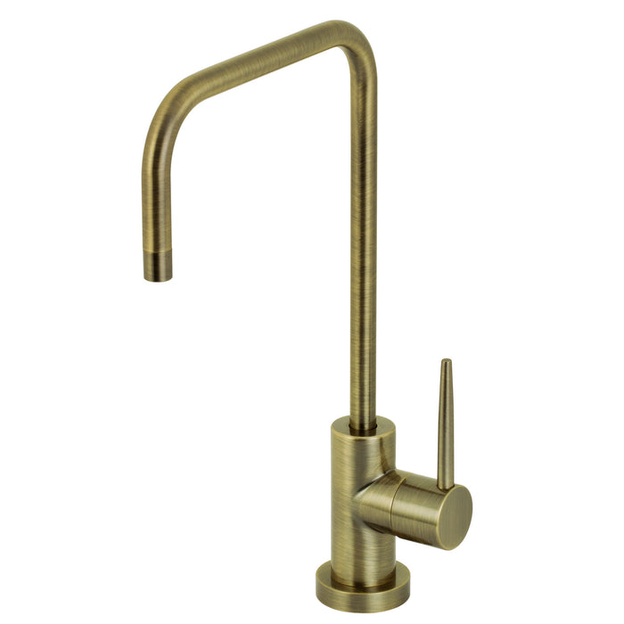 Kingston Sona KS6193NYL - New York Single-Handle 1-Hole Deck Mount Water Filtration Faucet, Antique Brass