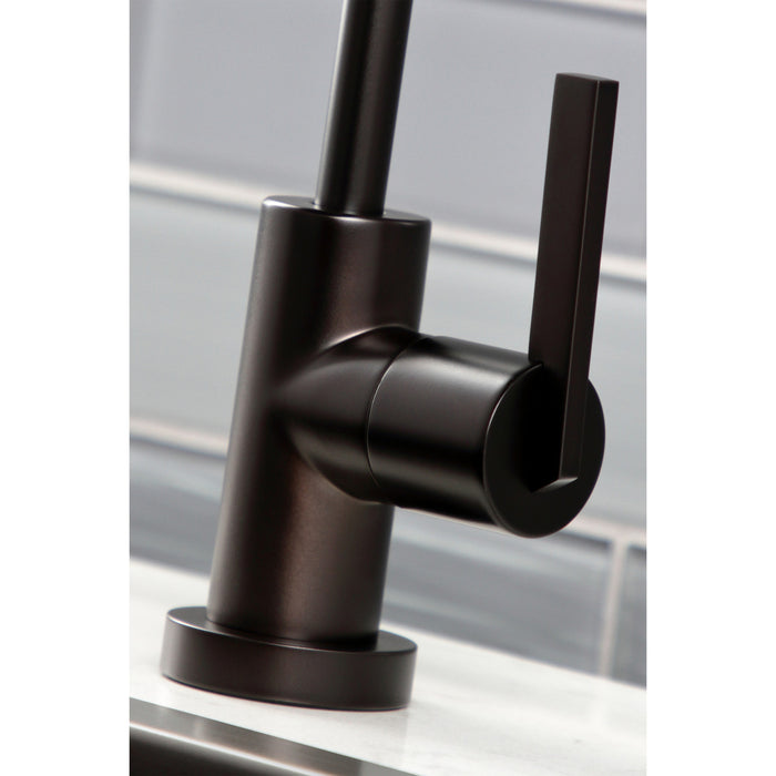 Kingston Sona KS6195CTL - Continental Single-Handle 1-Hole Deck Mount Water Filtration Faucet, Oil Rubbed Bronze