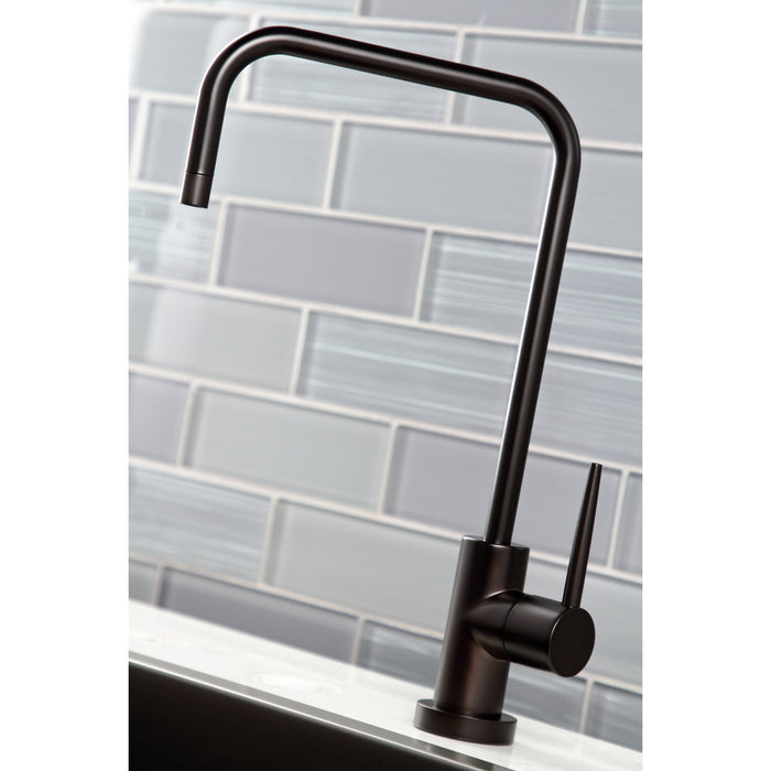 New York KS6195NYL Single-Handle 1-Hole Deck Mount Water Filtration Faucet, Oil Rubbed Bronze