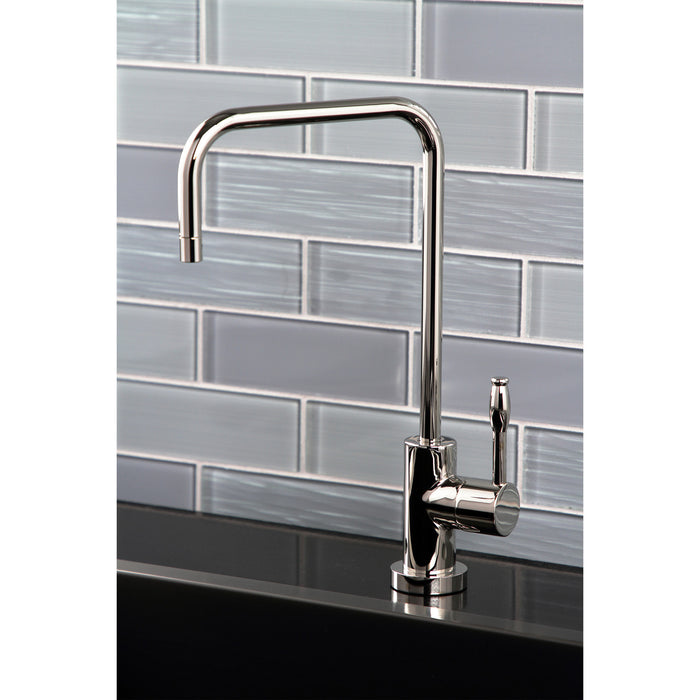 Kingston Sona KS6196NKL - Nustudio Single-Handle 1-Hole Deck Mount Water Filtration Faucet, Polished Nickel