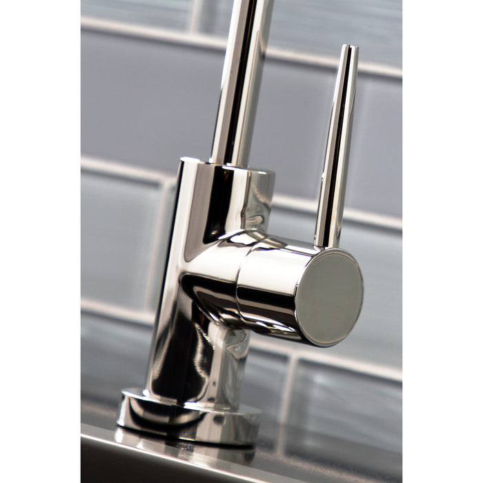 Kingston Sona KS6196NYL - New York Single-Handle 1-Hole Deck Mount Water Filtration Faucet, Polished Nickel