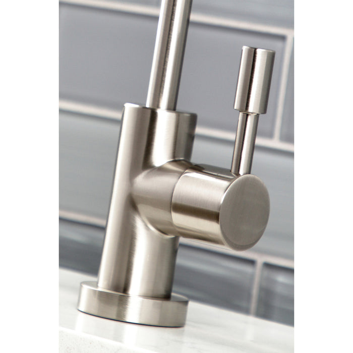 Kingston Sona KS6198DL - Concord Single-Handle 1-Hole Deck Mount Water Filtration Faucet, Brushed Nickel