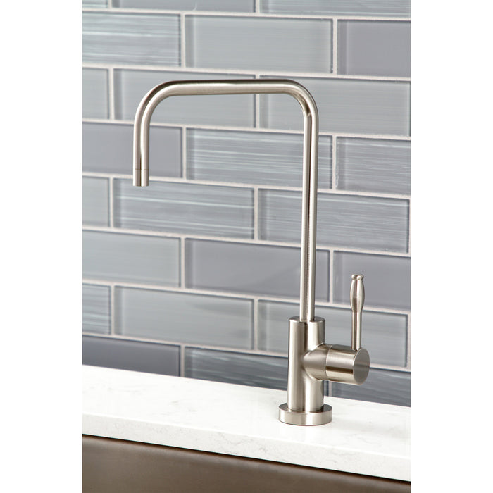 Kingston Sona KS6198NKL - Nustudio Single-Handle 1-Hole Deck Mount Water Filtration Faucet, Brushed Nickel