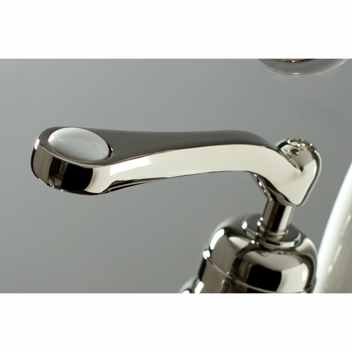 Kingston Tulare KS7016RL - Royale Single-Handle 1-Hole Freestanding Tub Faucet with Hand Shower, Polished Nickel