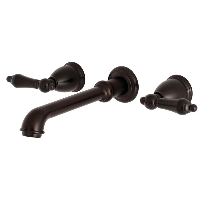Kingston Tulare KS7025AL - English Country Two-Handle 3-Hole Wall Mount Tub Faucet, Oil Rubbed Bronze