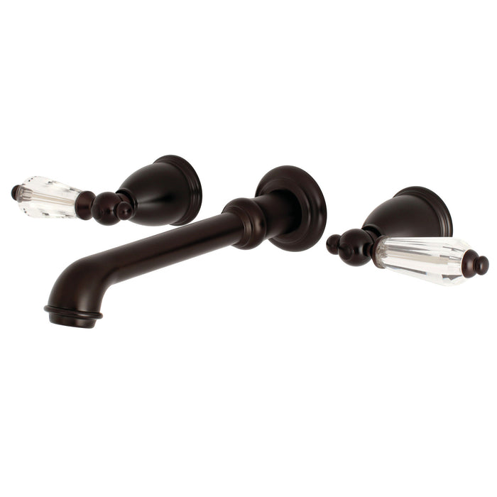 Kingston Tulare KS7025WLL - Wilshire Two-Handle 3-Hole Wall Mount Roman Tub Faucet, Oil Rubbed Bronze