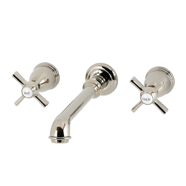 モア Kingston Brass Millennium KS7126ZX Double-Handle 3-Hole Wall Mount