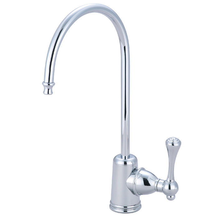 Kingston Tulare KS7191BL - Vintage Single-Handle 1-Hole Deck Mount Water Filtration Faucet, Polished Chrome