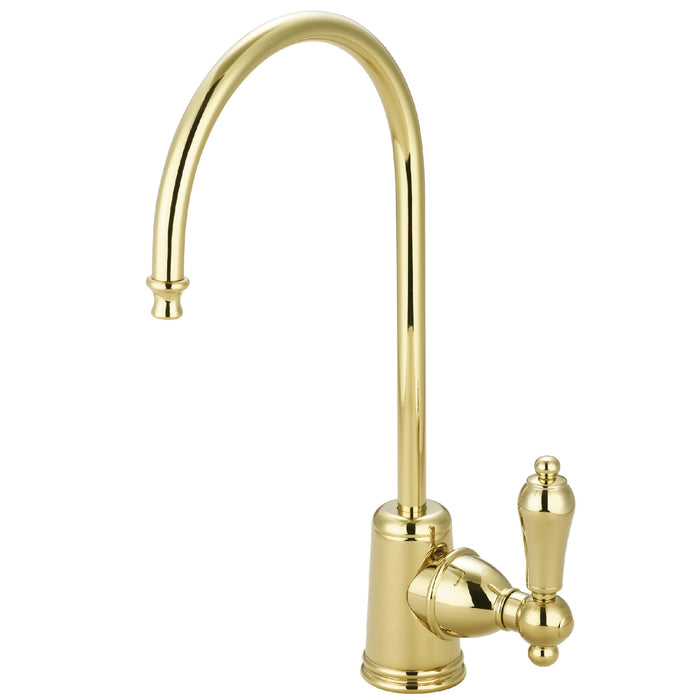 Restoration KS7192AL Single-Handle 1-Hole Deck Mount Water Filtration Faucet, Polished Brass