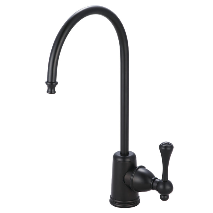 Kingston Tulare KS7195BL - Vintage Single-Handle 1-Hole Deck Mount Water Filtration Faucet, Oil Rubbed Bronze