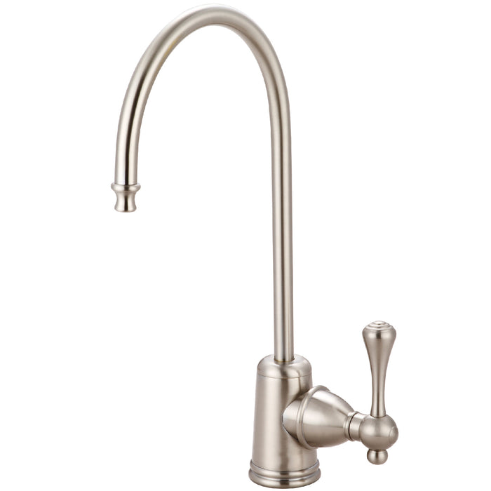 Kingston Tulare KS7198BL - Vintage Single-Handle 1-Hole Deck Mount Water Filtration Faucet, Brushed Nickel