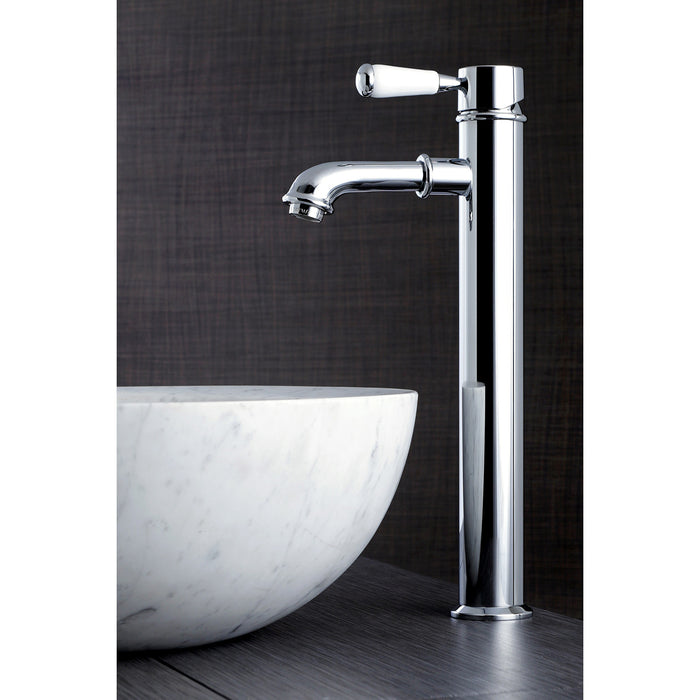 Kingston Tulare KS7211DPL - Paris Single-Handle 1-Hole Deck Mount Vessel Faucet, Polished Chrome