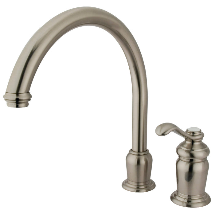 Kingston Templeton KS7828TLLS Single-Handle 2-Hole Widespread Kitchen Faucet, Brushed Nickel