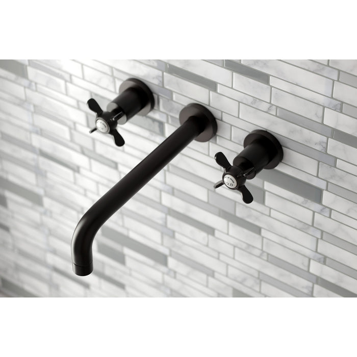 Kingston Tulare KS8025BEX - Essex Two-Handle 3-Hole Wall Mount Tub Faucet, Oil Rubbed Bronze