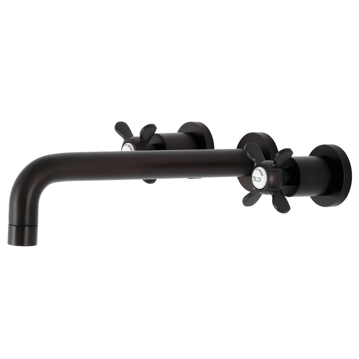 Kingston Tulare KS8025BEX - Essex Two-Handle 3-Hole Wall Mount Tub Faucet, Oil Rubbed Bronze