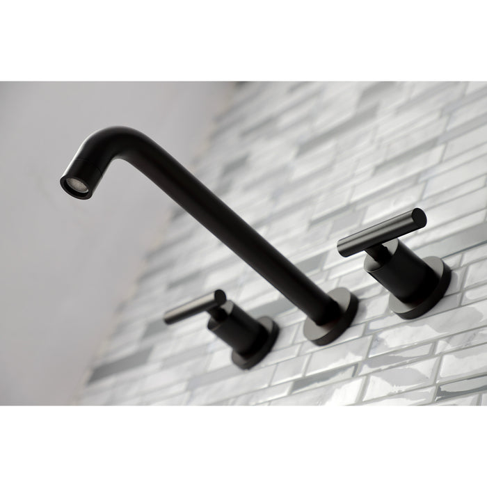 Kingston Sona KS8025CML - Manhattan Two-Handle 3-Hole Wall Mount Tub Faucet, Oil Rubbed Bronze