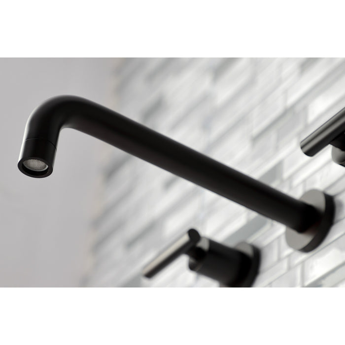 Kingston Sona KS8025CML - Manhattan Two-Handle 3-Hole Wall Mount Tub Faucet, Oil Rubbed Bronze