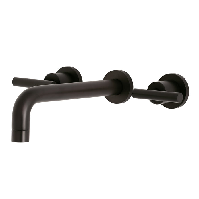 Kingston Sona KS8025CML - Manhattan Two-Handle 3-Hole Wall Mount Tub Faucet, Oil Rubbed Bronze