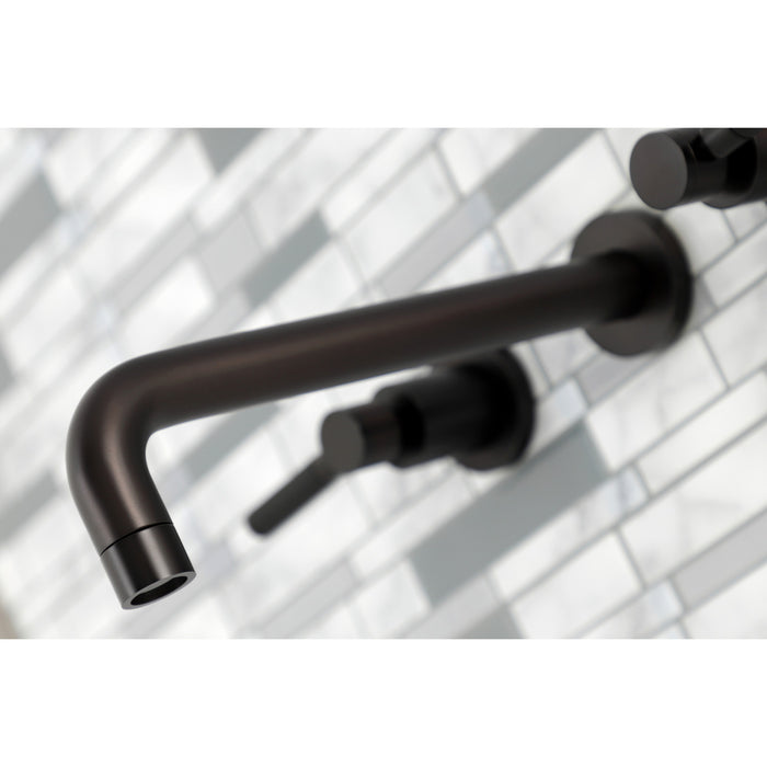 Kingston Sona KS8025DKL - Kaiser Two-Handle 3-Hole Wall Mount Tub Faucet, Oil Rubbed Bronze