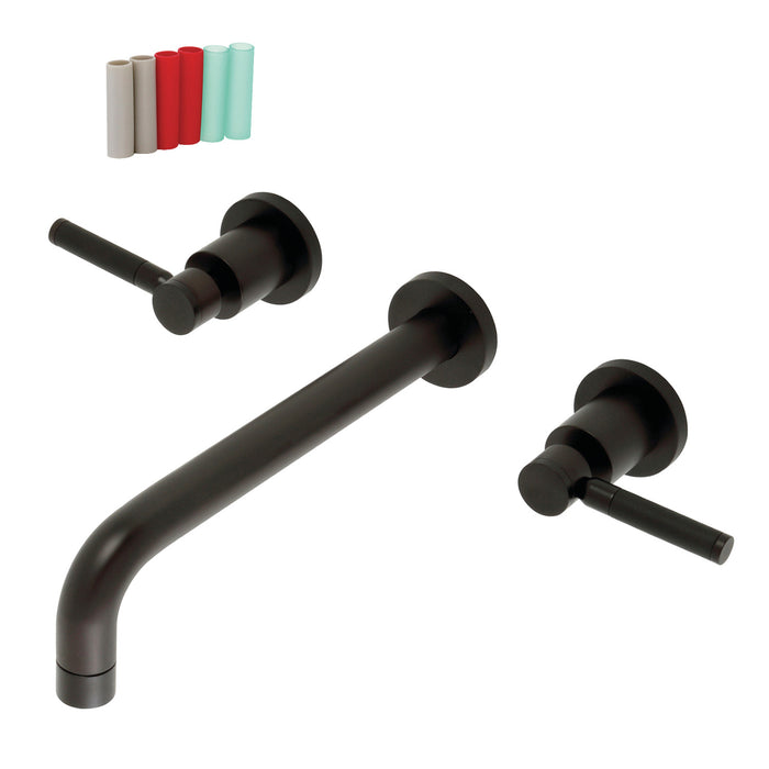 Kingston Sona KS8025DKL - Kaiser Two-Handle 3-Hole Wall Mount Tub Faucet, Oil Rubbed Bronze