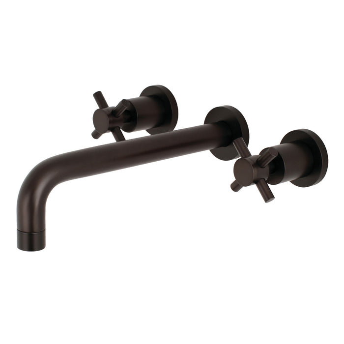 Kingston Sona KS8025DX - Concord Two-Handle 3-Hole Wall Mount Roman Tub Faucet, Oil Rubbed Bronze