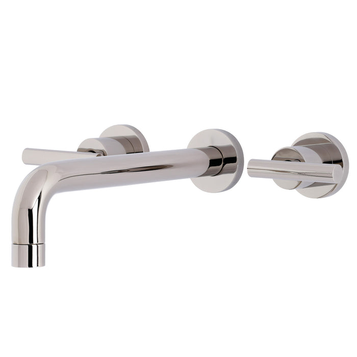 Kingston Sona KS8026CML - Manhattan Two-Handle 3-Hole Wall Mount Tub Faucet, Polished Nickel