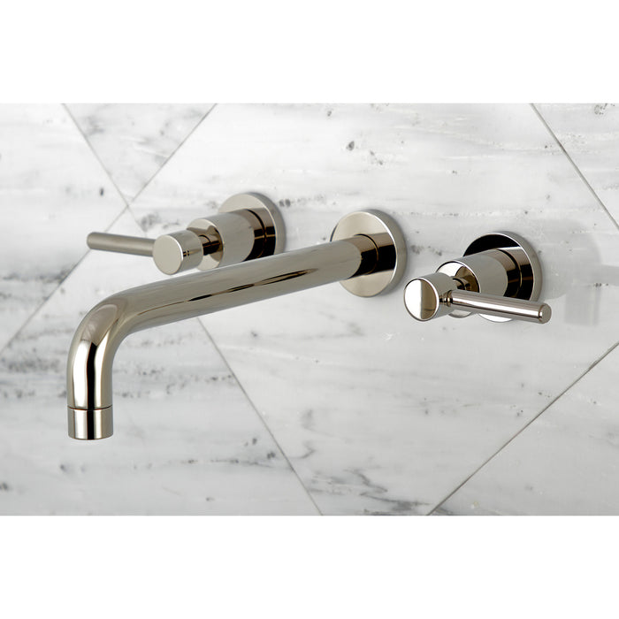Kingston Sona KS8026DL - Concord Two-Handle 3-Hole Wall Mount Roman Tub Faucet, Polished Nickel