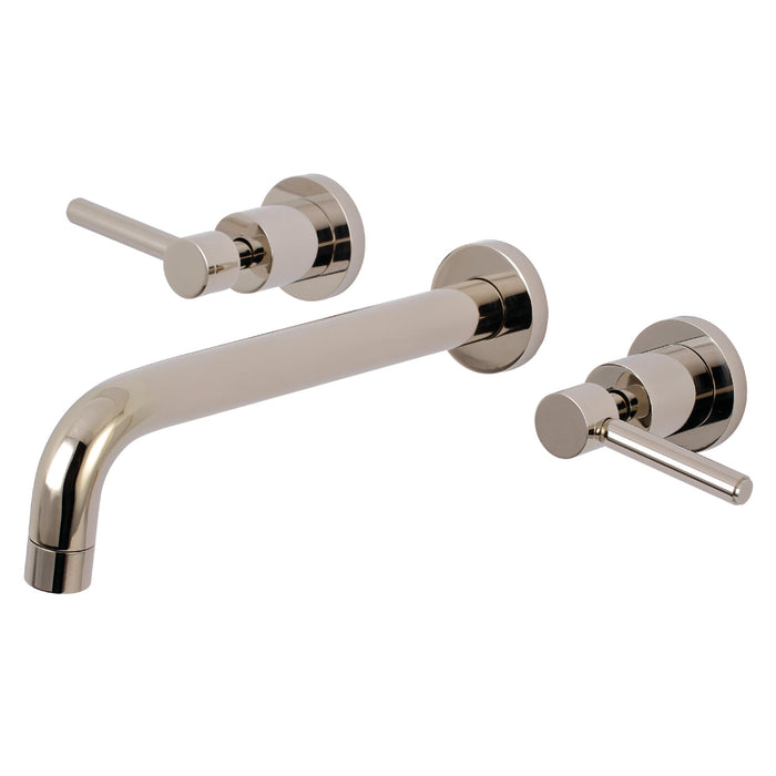 Kingston Sona KS8026DL - Concord Two-Handle 3-Hole Wall Mount Roman Tub Faucet, Polished Nickel