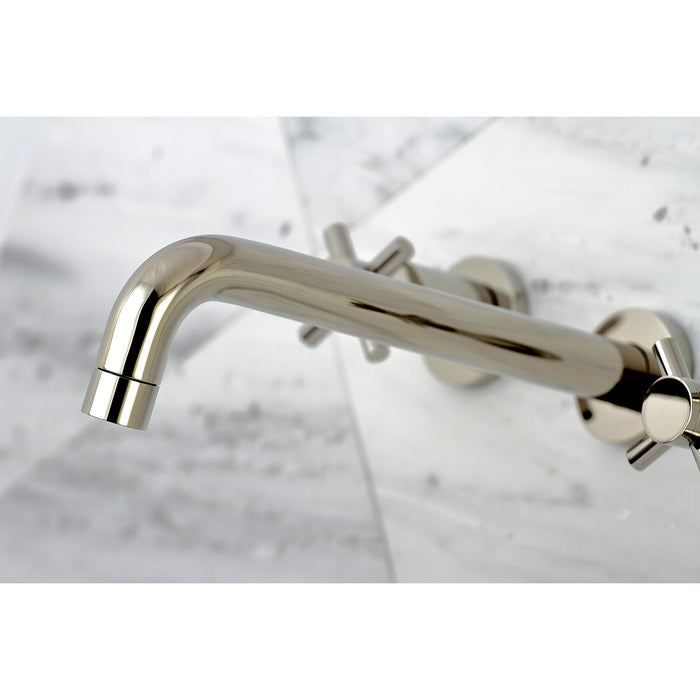 Kingston Sona KS8026DX - Concord Two-Handle 3-Hole Wall Mount Tub Faucet, Polished Nickel