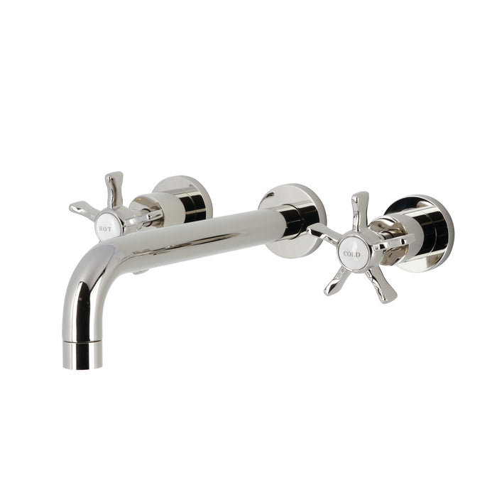 Kingston Sona KS8026NX - Hamilton Two-Handle 3-Hole Wall Mount Tub Faucet, Polished Nickel