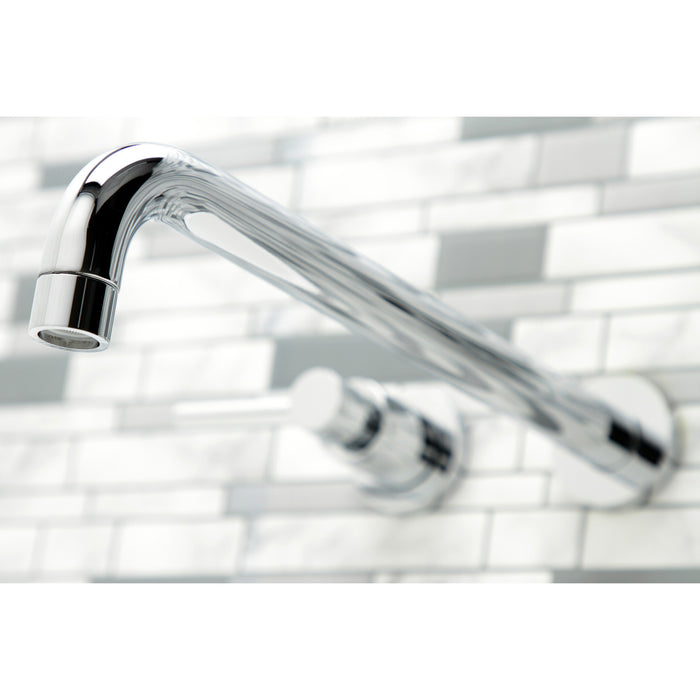 Kingston Sona KS8041DL - Concord Two-Handle 3-Hole Wall Mount Tub Faucet, Polished Chrome