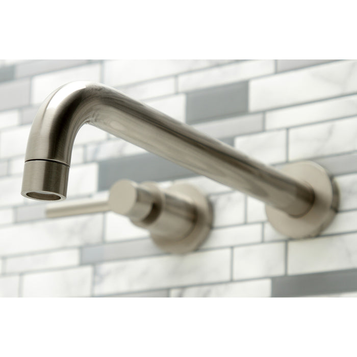 Kingston Sona KS8058DL - Concord Two-Handle 3-Hole Wall Mount Tub Faucet, Brushed Nickel