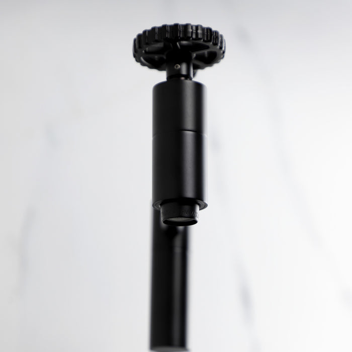 Kingston Sona KS8100CG - Fuller Two-Handle 1-Hole Wall Mount Pot Filler Faucet, Matte Black