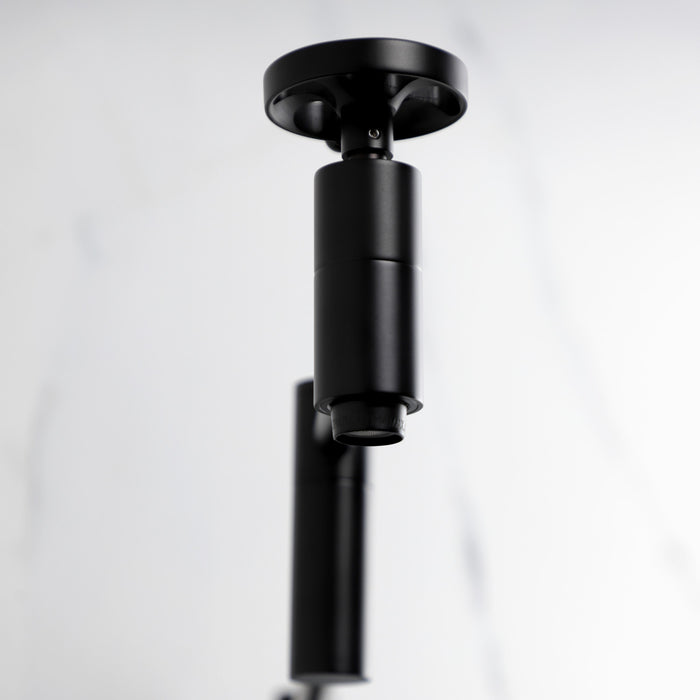 Kingston Sona KS8100RX - Belknap Two-Handle 1-Hole Wall Mount Pot Filler Faucet, Matte Black