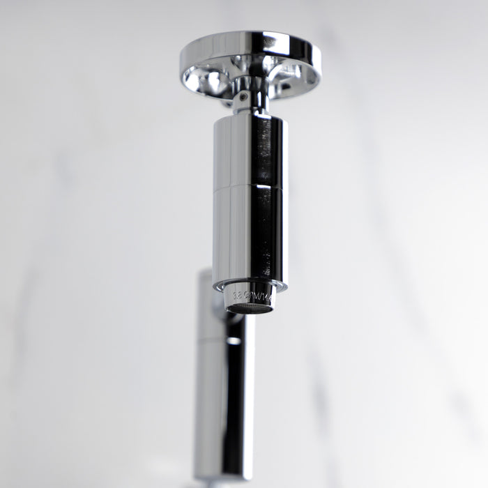 Kingston Sona KS8101RX - Belknap Two-Handle 1-Hole Wall Mount Pot Filler Faucet, Polished Chrome