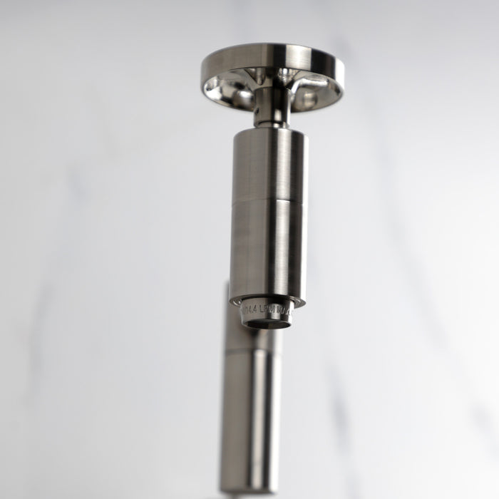 Kingston Sona KS8108RX - Belknap Two-Handle 1-Hole Wall Mount Pot Filler Faucet, Brushed Nickel