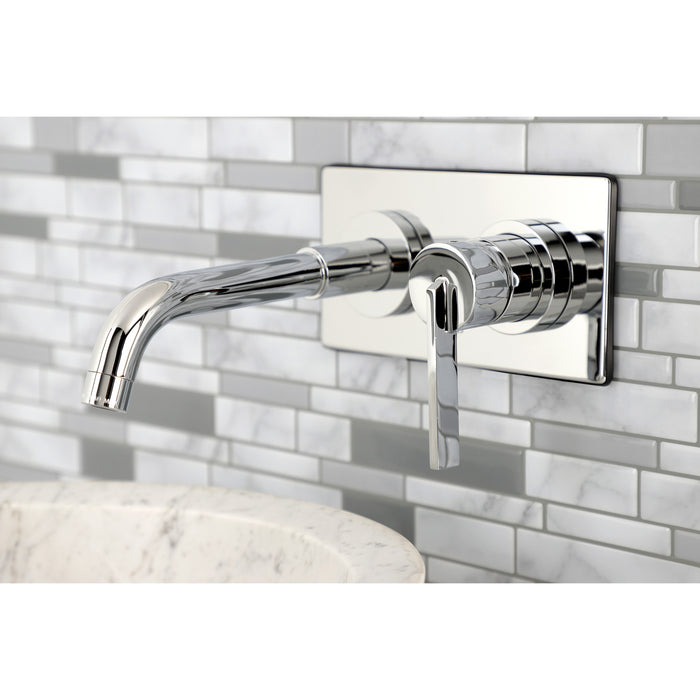Kingston Sona KS8111CTL - Continental Single-Handle 2-Hole Wall Mount Bathroom Faucet, Polished Chrome