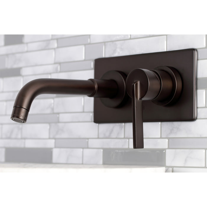 Kingston Sona KS8115CTL - Continental Single-Handle 2-Hole Wall Mount Bathroom Faucet, Oil Rubbed Bronze