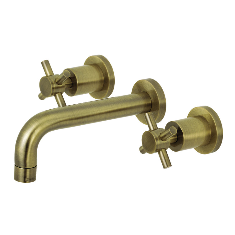 Kingston Sona KS8123DX - Concord Double-Handle 3-Hole Wall Mount