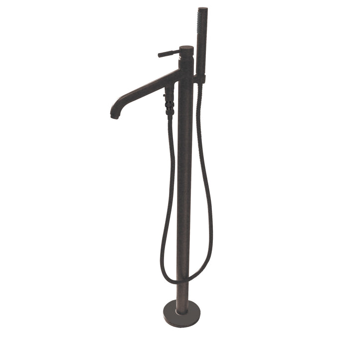 Kingston Sona KS8135DL - Concord Single-Handle 1-Hole Freestanding Tub Faucet with Hand Shower, Oil Rubbed Bronze