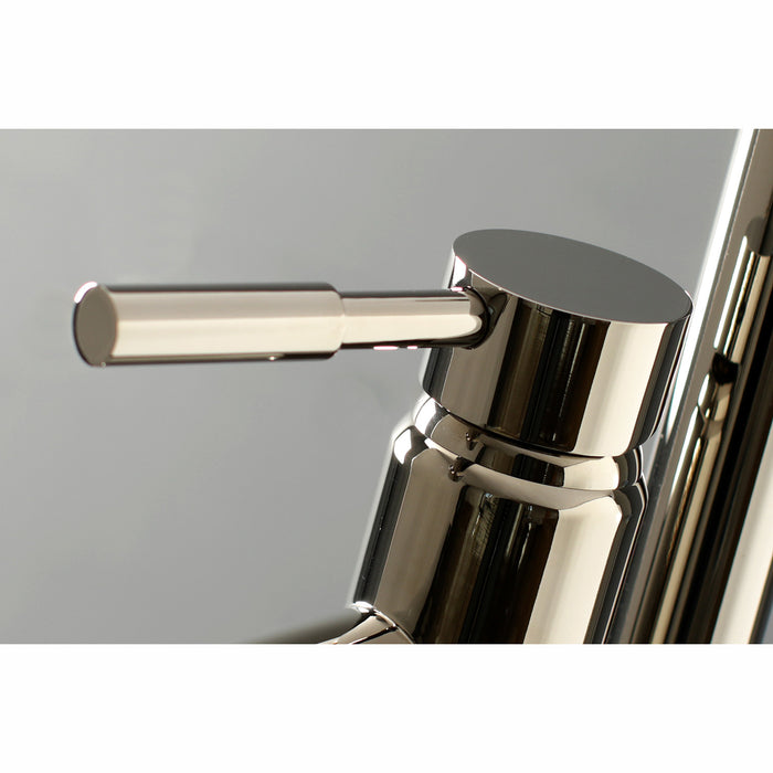 Kingston Sona KS8136DL - Concord Single-Handle 1-Hole Freestanding Tub Faucet with Hand Shower, Polished Nickel