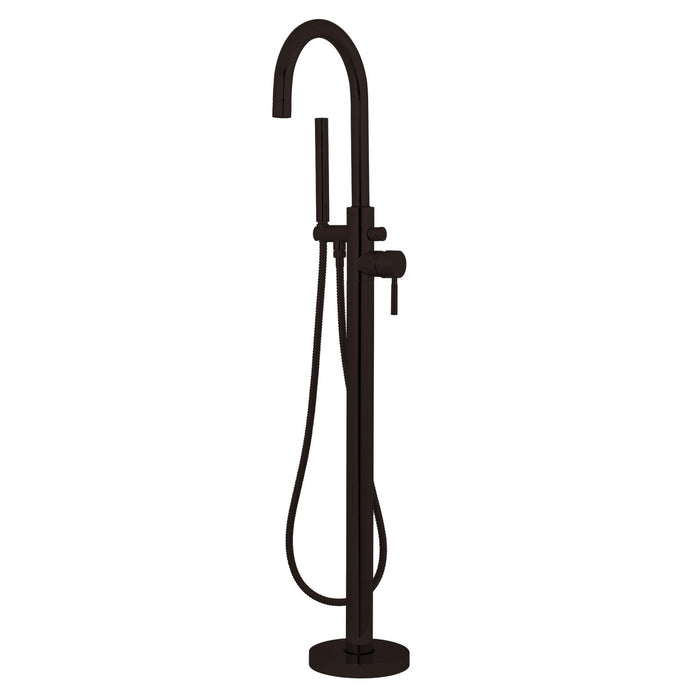 Kingston Sona KS8155DL - Concord Single-Handle 1-Hole Freestanding Tub Faucet with Hand Shower, Oil Rubbed Bronze