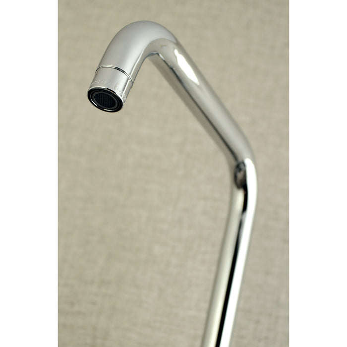 Kingston Sona KS8161DL - Concord Two-Handle 2-Hole Wall Mount Bridge Kitchen Faucet, Polished Chrome